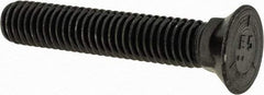 Value Collection - 7/16-14 UNC, 2-1/2" OAL, Steel Plow Bolt - Uncoated, Grade 5 - Benchmark Tooling