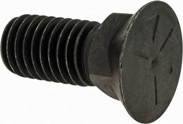 Value Collection - 1/2-13 UNC, 1-1/4" OAL, Steel Plow Bolt - Uncoated, Grade 5 - Benchmark Tooling