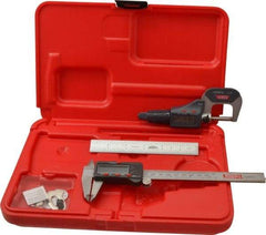 SPI - 3 Piece, Machinist Caliper and Micrometer Tool Kit - 0.0001 Inch Graduation - Benchmark Tooling