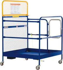 Vestil - 60" Platform - Forklift Work Platform, 1,000 Lb Capacity, 60" Platform Height, 48" Base Width x 48" Base Depth - Benchmark Tooling