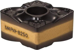 Iscar - CNMX453 HTW Grade IC8250 Carbide Turning Insert - TiCN/Al2O3/TiN Finish, 80° Diamond, 1/2" Inscr Circle, 17/64 Thick, 3/64" Corner Radius - Benchmark Tooling
