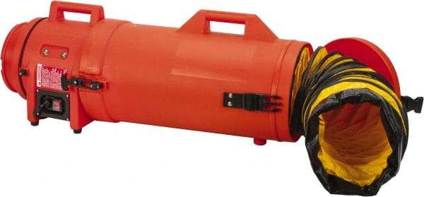 Allegro - 831 CFM, Electrical AC Axial Blower Kit - 8 Inch Inlet/Outlet, 0.33 HP, 115 Max Voltage Rating - Benchmark Tooling