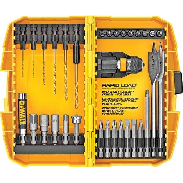 DeWALT - 32 Piece, Screwdriver Bit Set - #1, #2, 1/4" Drive - Benchmark Tooling