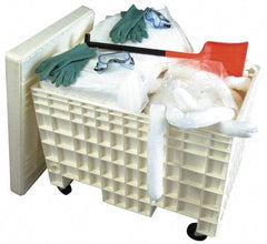 PRO-SAFE - Oil Only Spill Kit - HDPE Mobile Spill Cart - Benchmark Tooling