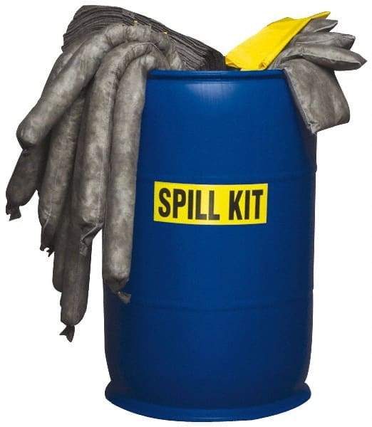 PRO-SAFE - Universal Spill Kit - 95 Gal Polypropylene Overpack Container - Benchmark Tooling