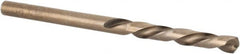 Irwin - 5/32" 135° Cobalt Jobber Drill - Bright Finish, Left Hand Cut, Spiral Flute, Straight Shank, 2-9/16" OAL, Split Point - Benchmark Tooling