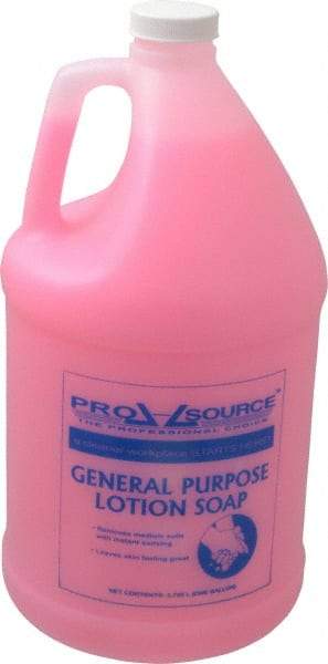 PRO-SOURCE - 1 Gal Bottle Liquid Soap - General Duty, Pink, Almond Scent - Benchmark Tooling