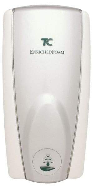 Technical Concepts - 1100 mL Foam Hand Soap Dispenser - Plastic, Hanging, Gray & White - Benchmark Tooling