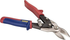 Irwin - 1-5/16" Length of Cut, Left Pattern Aviation Snip - 10" OAL, ProTouch Handle, 18 AWG Steel Capacity - Benchmark Tooling