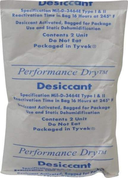 Made in USA - 2 Ounce Desiccant Packet - Silica Gel - Benchmark Tooling