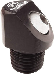 QPM Products - 5/16" Hose Inside Diam, Coolant Hose Nozzle - NPT, for Use with CNC Lathes - Benchmark Tooling