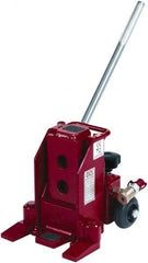 GKS - 5 Ton Capacity Toe Jack - 0.6" to 15-1/2" High, 5-1/2" Piston Stroke - Benchmark Tooling