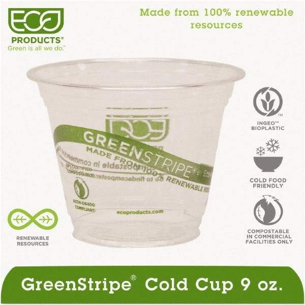 ECO PRODUCTS - Renewable & Compostable Cold Cups - 9 oz - Clear - Benchmark Tooling