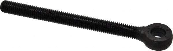 Gibraltar - 1/2-13, External Male Thread, Alloy Steel, Eye Hole Head, Rod End - Black Oxide Finish, 1/2" Shank Diam, 6" Hole Center to End, Grade 4140, 5-3/8" Thread Length - Benchmark Tooling