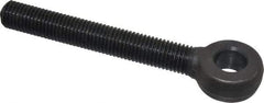 Gibraltar - 3/4-10, External Male Thread, Alloy Steel, Eye Hole Head, Rod End - Black Oxide Finish, 3/4" Shank Diam, 6" Hole Center to End, Grade 4140, 5-1/8" Thread Length - Benchmark Tooling