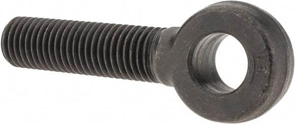 Gibraltar - 3/4-10, External Male Thread, Steel, Eye Hole Head, Rod End - Black Oxide Finish, 3/4" Shank Diam, 3-1/2" Hole Center to End, Grade C-1035 & C-1030, 1-1/2" Thread Length - Benchmark Tooling