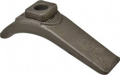 Gibraltar - 3/4" Stud, Carbon Steel, Plain Strap Clamp - 8" OAL x 2-1/8" Wide x 4" High, Plain Nose - Benchmark Tooling