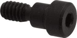 Gibraltar - 5/16" Shoulder Diam x 1/4" Shoulder Length, 1/4-20 UNC, Hex Socket Shoulder Screw - 1137 Steel, Black Oxide Finish, 7/32" Head Height x 7/16" Head Diam - Benchmark Tooling