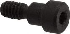 Gibraltar - 5/16" Shoulder Diam x 1/4" Shoulder Length, 1/4-20 UNC, Hex Socket Shoulder Screw - 1137 Steel, Black Oxide Finish, 7/32" Head Height x 7/16" Head Diam - Benchmark Tooling