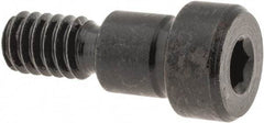Gibraltar - 5/16" Shoulder Diam x 5/16" Shoulder Length, 1/4-20 UNC, Hex Socket Shoulder Screw - 1137 Steel, Black Oxide Finish, 7/32" Head Height x 7/16" Head Diam - Benchmark Tooling