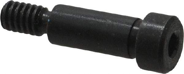Gibraltar - 5/16" Shoulder Diam x 3/4" Shoulder Length, 1/4-20 UNC, Hex Socket Shoulder Screw - 1137 Steel, Black Oxide Finish, 7/32" Head Height x 7/16" Head Diam - Benchmark Tooling
