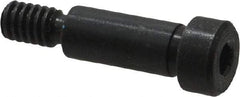 Gibraltar - 5/16" Shoulder Diam x 3/4" Shoulder Length, 1/4-20 UNC, Hex Socket Shoulder Screw - 1137 Steel, Black Oxide Finish, 7/32" Head Height x 7/16" Head Diam - Benchmark Tooling
