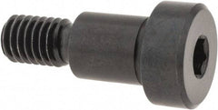 Gibraltar - 1/2" Shoulder Diam x 5/8" Shoulder Length, 3/8-16 UNC, Hex Socket Shoulder Screw - 1137 Steel, Black Oxide Finish, 5/16" Head Height x 3/4" Head Diam - Benchmark Tooling