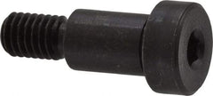 Gibraltar - 1/2" Shoulder Diam x 3/4" Shoulder Length, 3/8-16 UNC, Hex Socket Shoulder Screw - 1137 Steel, Black Oxide Finish, 5/16" Head Height x 3/4" Head Diam - Benchmark Tooling