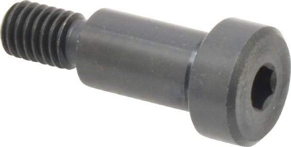 Gibraltar - 1/2" Shoulder Diam x 7/8" Shoulder Length, 3/8-16 UNC, Hex Socket Shoulder Screw - 1137 Steel, Black Oxide Finish, 5/16" Head Height x 3/4" Head Diam - Benchmark Tooling