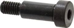 Gibraltar - 1/2" Shoulder Diam x 1" Shoulder Length, 3/8-16 UNC, Hex Socket Shoulder Screw - 1137 Steel, Black Oxide Finish, 5/16" Head Height x 3/4" Head Diam - Benchmark Tooling