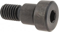 Gibraltar - 5/8" Shoulder Diam x 1/2" Shoulder Length, 1/2-13 UNC, Hex Socket Shoulder Screw - 1137 Steel, Black Oxide Finish, 3/8" Head Height x 7/8" Head Diam - Benchmark Tooling