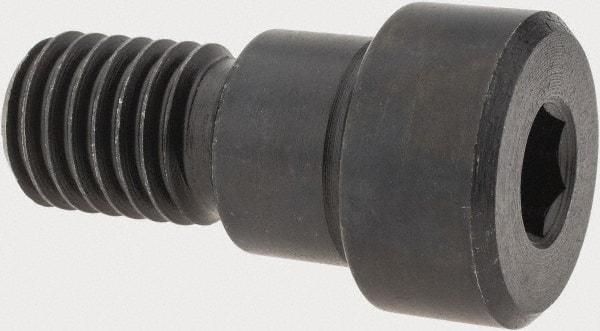 Gibraltar - 3/4" Shoulder Diam x 1/2" Shoulder Length, 5/8-11 UNC, Hex Socket Shoulder Screw - 1137 Steel, Black Oxide Finish, 1/2" Head Height x 1" Head Diam - Benchmark Tooling