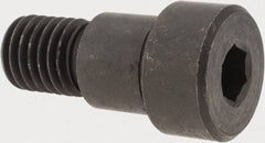 Gibraltar - 3/4" Shoulder Diam x 5/8" Shoulder Length, 5/8-11 UNC, Hex Socket Shoulder Screw - 1137 Steel, Black Oxide Finish, 1/2" Head Height x 1" Head Diam - Benchmark Tooling