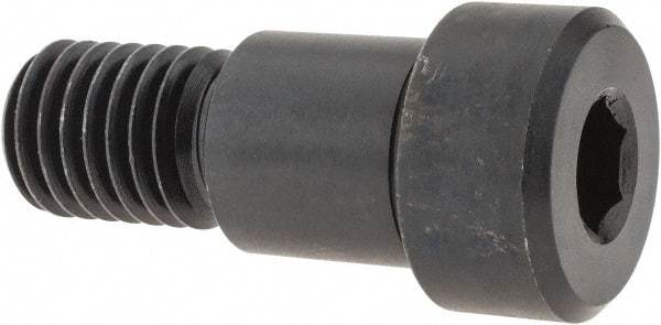 Gibraltar - 3/4" Shoulder Diam x 3/4" Shoulder Length, 5/8-11 UNC, Hex Socket Shoulder Screw - 1137 Steel, Black Oxide Finish, 1/2" Head Height x 1" Head Diam - Benchmark Tooling