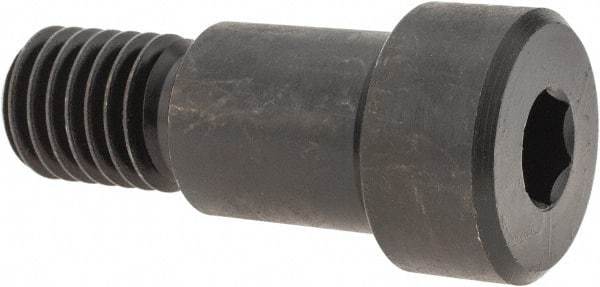 Gibraltar - 3/4" Shoulder Diam x 7/8" Shoulder Length, 5/8-11 UNC, Hex Socket Shoulder Screw - 1137 Steel, Black Oxide Finish, 1/2" Head Height x 1" Head Diam - Benchmark Tooling