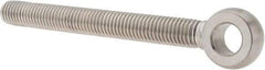 Gibraltar - 5/8-11, External Male Thread, Stainless Steel, Eye Hole Head, Rod End - Uncoated, 5/8" Shank Diam, 6" Hole Center to End, Grade 304, 5-1/4" Thread Length - Benchmark Tooling