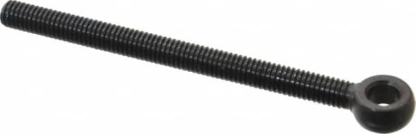 Gibraltar - 3/8-16, External Male Thread, Alloy Steel, Eye Hole Head, Rod End - Black Oxide Finish, 3/8" Shank Diam, 5" Hole Center to End, 4-1/2" Thread Length - Benchmark Tooling