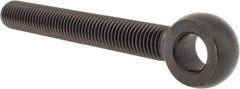 Gibraltar - 3/4-10, External Male Thread, Alloy Steel, Eye Hole Head, Rod End - Black Oxide Finish, 3/4" Shank Diam, 6" Hole Center to End, 5-1/4" Thread Length - Benchmark Tooling