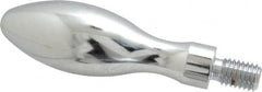 Gibraltar - 1/2-13 Threaded Stem, Fixed Handwheel & Machine Handle - Carbon Steel Bulb Shape Handle, 13/16" Long Carbon Steel Stem, 3-3/4" Handle Length, 4-9/16" OAL - Benchmark Tooling