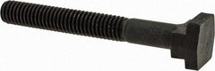 Gibraltar - 3/8-16, 2" Thread Length, 3/8" Slot Width, Black Oxide, Steel T Slot Bolt - 3" Length Under Head, Grade 5, 11/16" Head Width x 3/16" Head Height - Benchmark Tooling