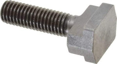 Gibraltar - 1/2-13, 1-1/2" Thread Length, 1/2" Slot Width, Black Oxide, Steel T Slot Bolt - 2" Length Under Head, Grade 5, 7/8" Head Width x 11/32" Head Height - Benchmark Tooling