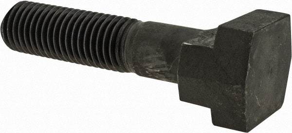 Gibraltar - 3/4-10, 2" Thread Length, 3/4" Slot Width, Black Oxide, Steel T Slot Bolt - 3-1/2" Length Under Head, Grade 5, 1-1/4" Head Width x 15/32" Head Height - Benchmark Tooling