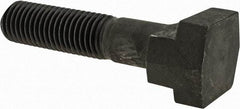 Gibraltar - 3/4-10, 2" Thread Length, 3/4" Slot Width, Black Oxide, Steel T Slot Bolt - 3-1/2" Length Under Head, Grade 5, 1-1/4" Head Width x 15/32" Head Height - Benchmark Tooling