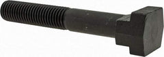 Gibraltar - 3/4-10, 2-1/2" Thread Length, 3/4" Slot Width, Black Oxide, Steel T Slot Bolt - 5" Length Under Head, Grade 5, 1-1/4" Head Width x 15/32" Head Height - Benchmark Tooling