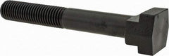 Gibraltar - 3/4-10, 2" Thread Length, 3/4" Slot Width, Black Oxide, Steel T Slot Bolt - 5-1/2" Length Under Head, Grade 5, 1-1/4" Head Width x 15/32" Head Height - Benchmark Tooling