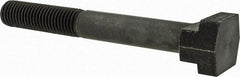 Gibraltar - 3/4-10, 2-1/2" Thread Length, 3/4" Slot Width, Black Oxide, Steel T Slot Bolt - 6" Length Under Head, Grade 5, 1-1/4" Head Width x 15/32" Head Height - Benchmark Tooling