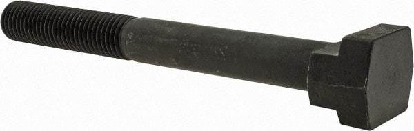 Gibraltar - 3/4-10, 3" Thread Length, 3/4" Slot Width, Black Oxide, Steel T Slot Bolt - 7" Length Under Head, Grade 5, 1-1/4" Head Width x 15/32" Head Height - Benchmark Tooling