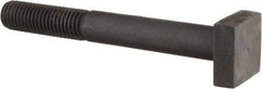 Gibraltar - 5/8-11 Thread, 2" Thread Length, 5" Length Under Head, Steel T Bolt - 1-1/8" Head Width x 13/32" Head Height, Grade 5 - Benchmark Tooling