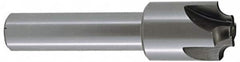 Keo - 17mm Radius, 2-1/8" Mill Diam, 4 Flute High Speed Steel Corner Rounding End Mill - Single End, Uncoated, 4-1/4" OAL, 1" Shank Diam - Benchmark Tooling