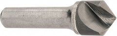 Hertel - 3/4" Head Diam, 1/2" Shank Diam, 1 Flute 100° Solid Carbide Countersink - Benchmark Tooling